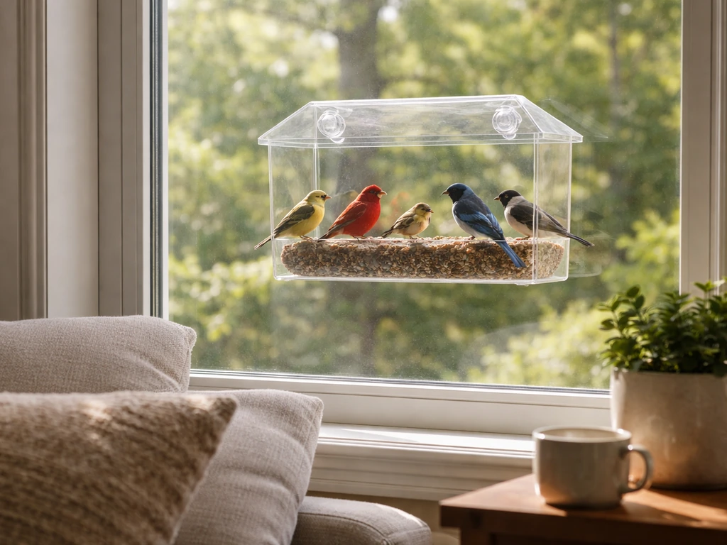 Window Bird Feeder How to Attract Birds Step by Step
