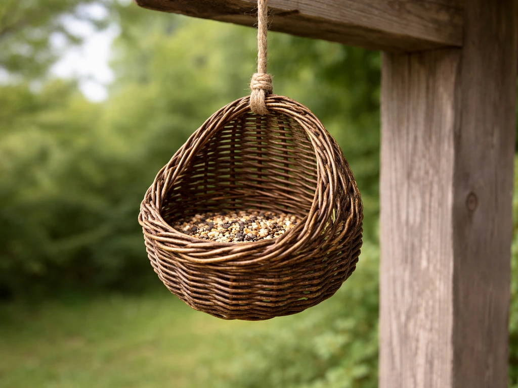 How to Make a Willow Bird Feeder Step by Step