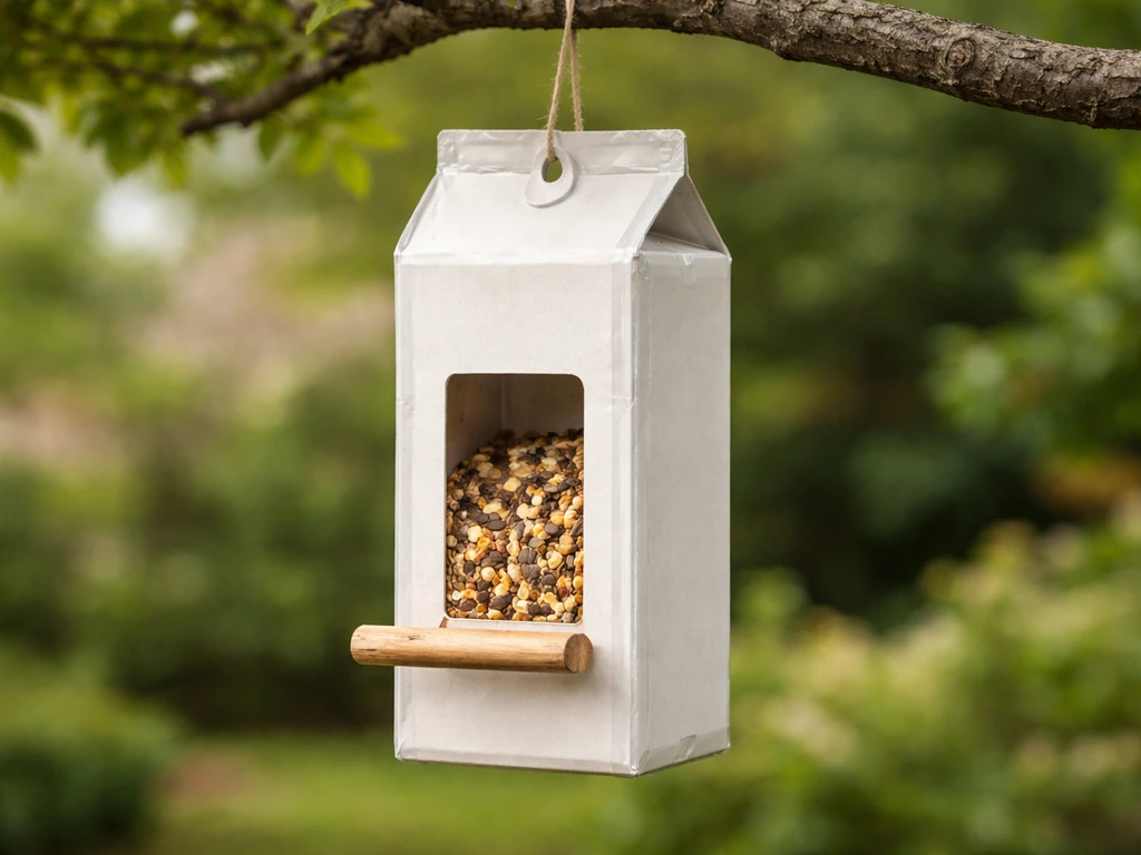 How to Make a Bird Feeder with a Tetra Pak Carton