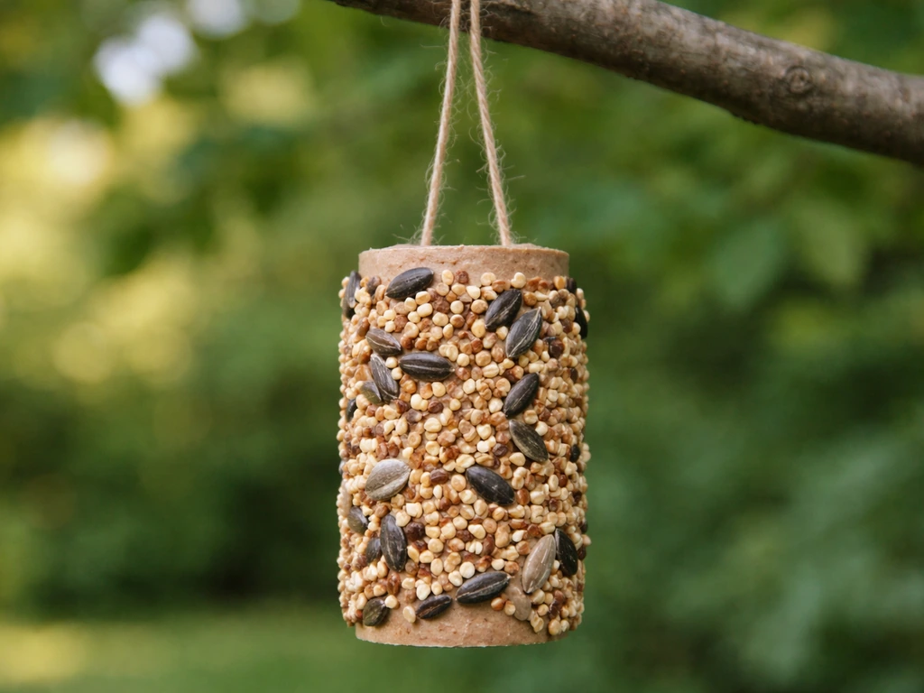 How to Make Bird Feeders Out of Toilet Paper Rolls