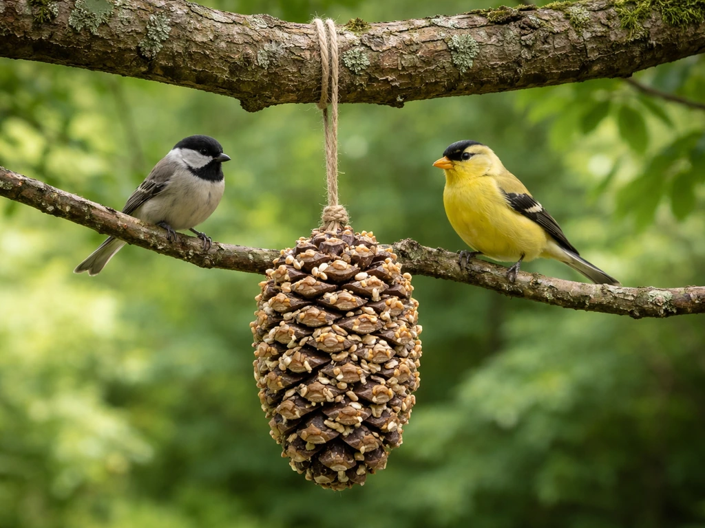 How to Hang a Pine Cone Bird Feeder: Placement Tips