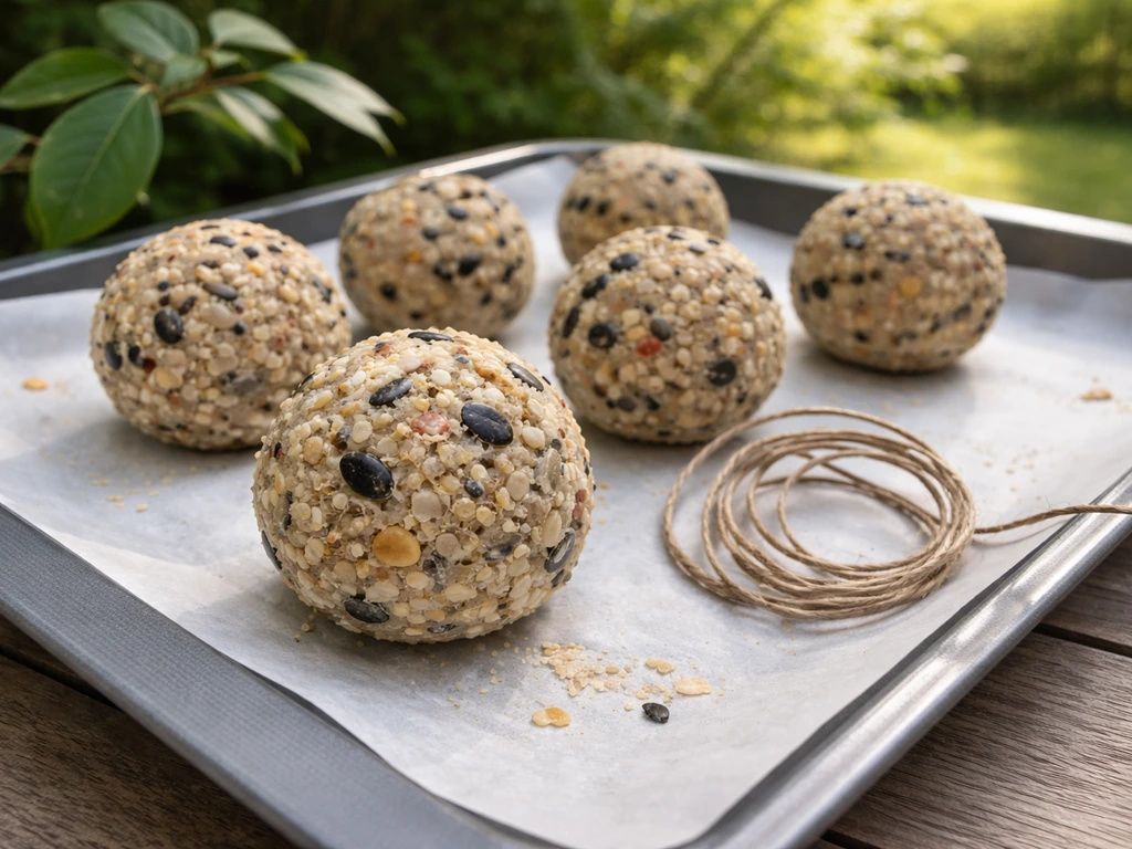 How to Make a Bird Feeder Ball Step by Step