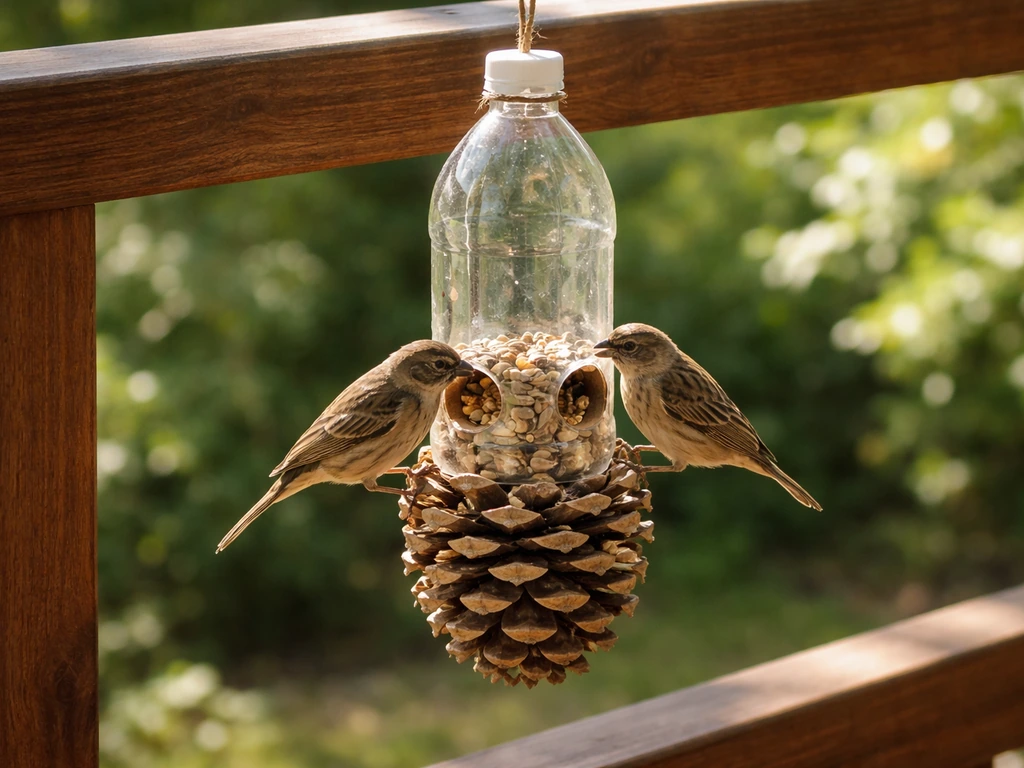 How to Make a Cheap Bird Feeder From Household Items
