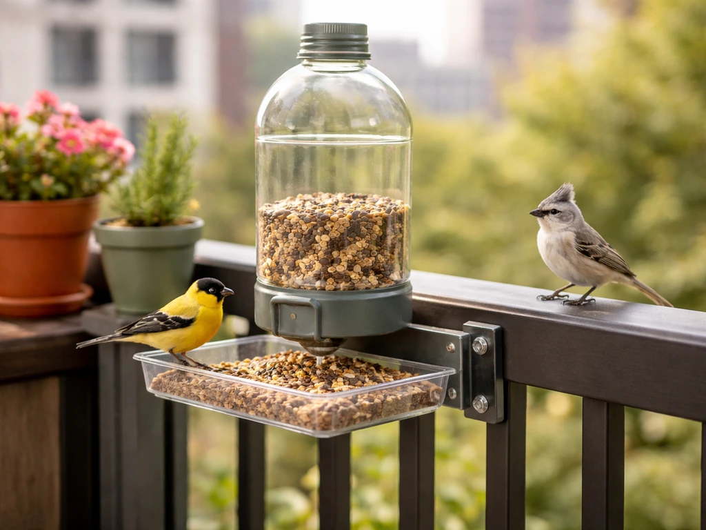 How to Make a Bird Feeder for a Balcony: Step-by-Step