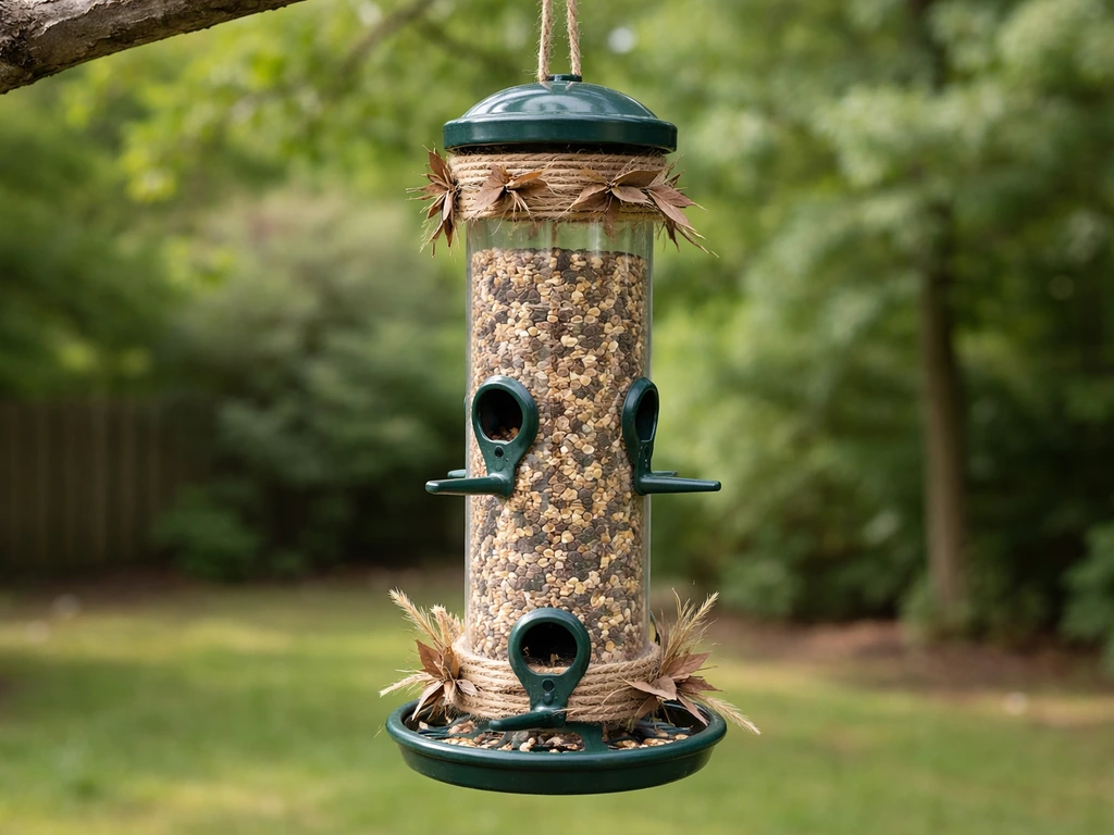 how to decorate bird feeder