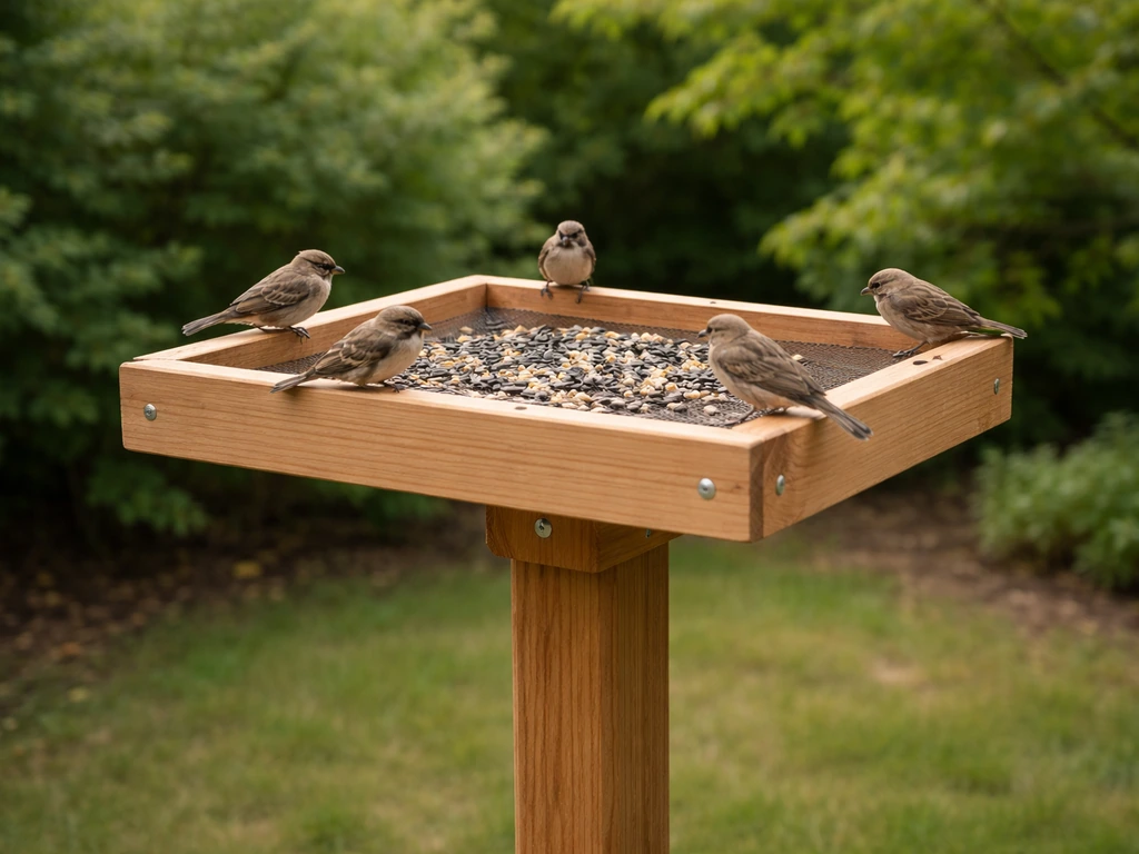 How to Make a Tray Bird Feeder: Step by Step Guide