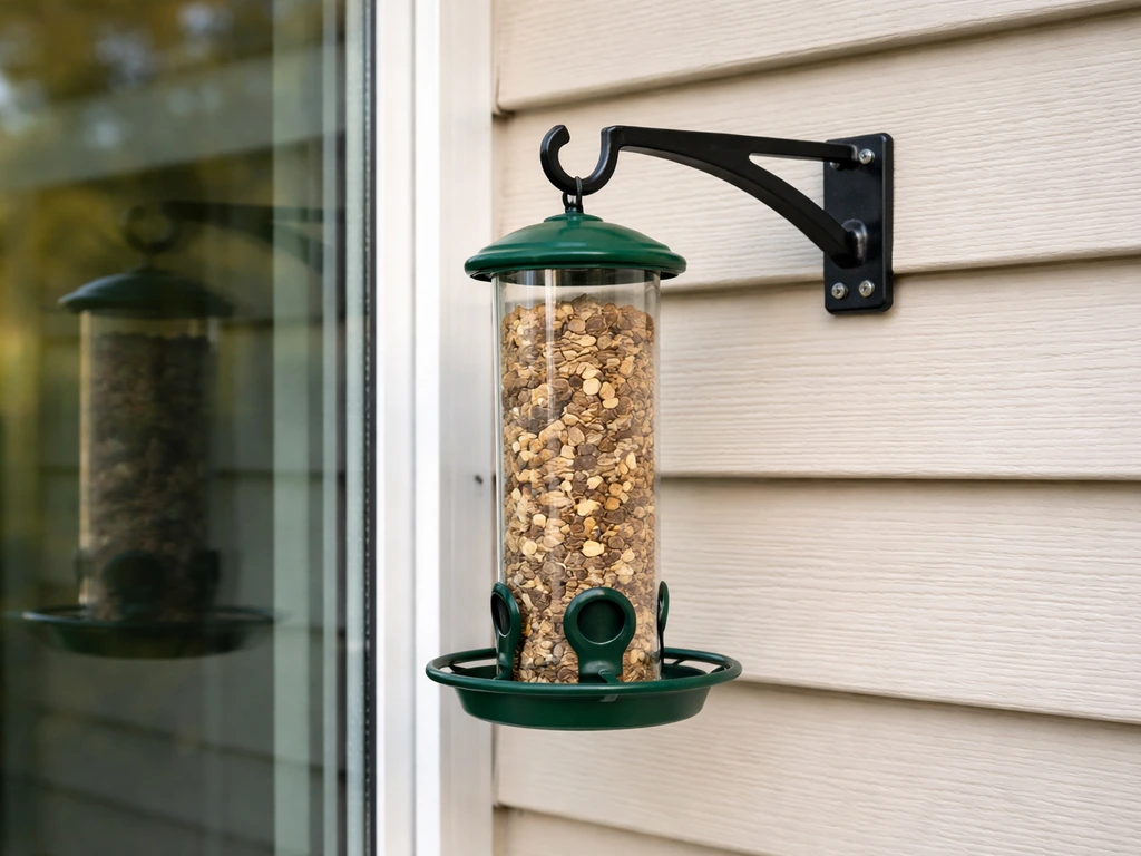 How to Hang a Bird Feeder Outside a Window Safely